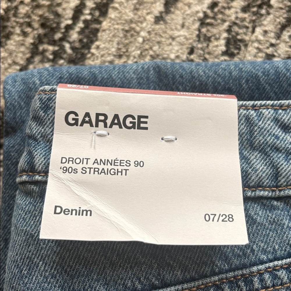 Garage '90s Straight Jeans‎ (Citrus Blue) - Picture 5 of 6